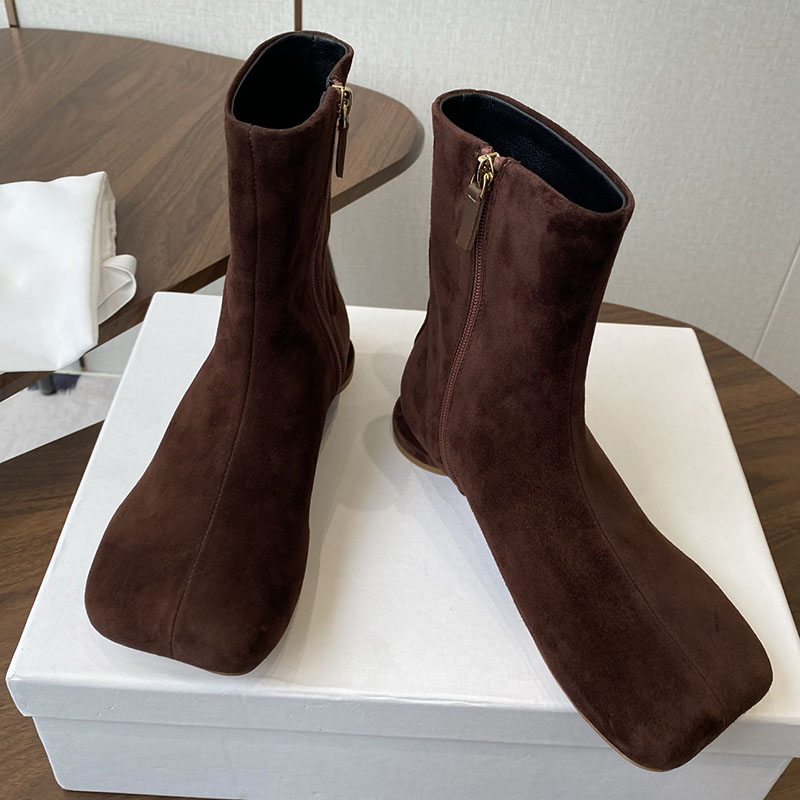 Chelsea Boots Women Suede Flat - Leatherwork Designs recension och pris
