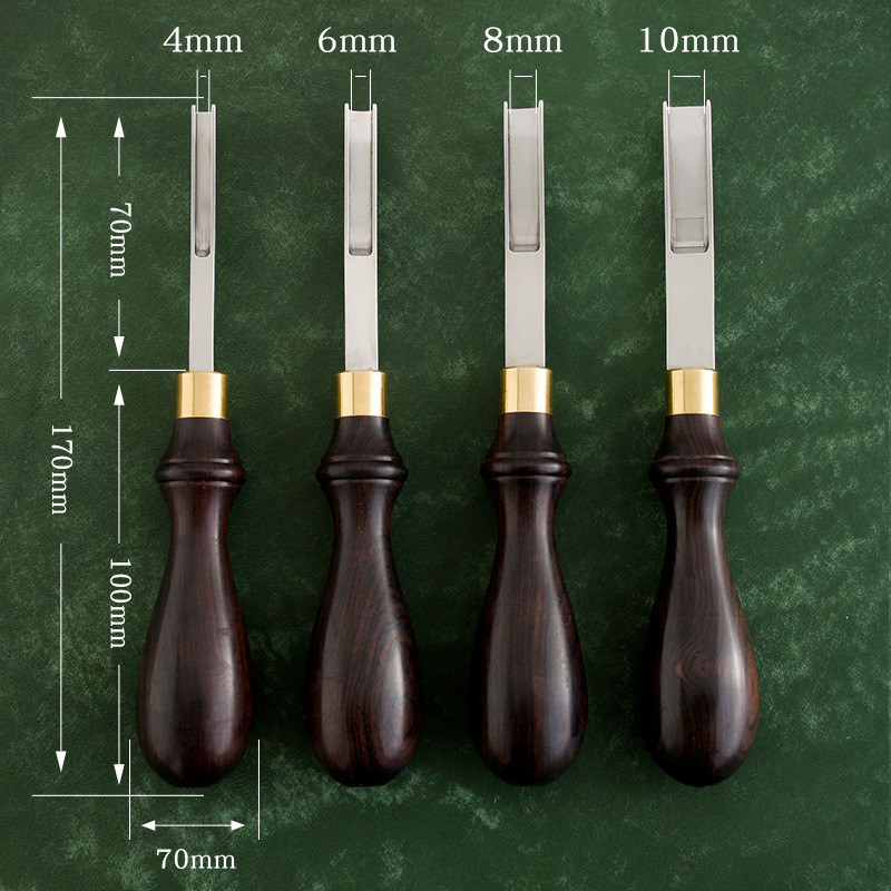 1Pc Leathercraft Stitch Groove - Groover Stitching Tool recension och pris