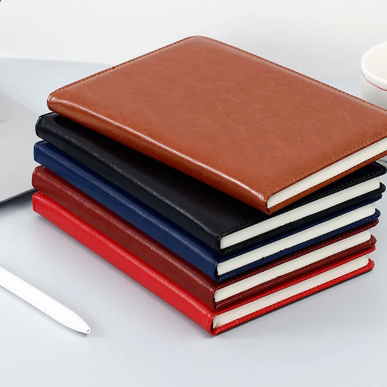 Vintage Leather Journal with R - Leather Work Diary Covers recension och pris